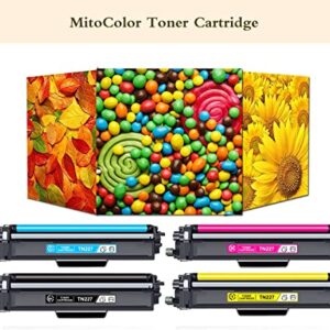 YOISNER TN227 High Yield Toner Cartridge 4 Pack: TN-227 TN 227 TN-223 TN223 Toner Replacement for HL-L3270CDW L3290CDW L3210CW L3230CDN L3230CDW MFC-L3750CDW L3770CDW L3710CW Printer (TN227BK/C/M/Y)