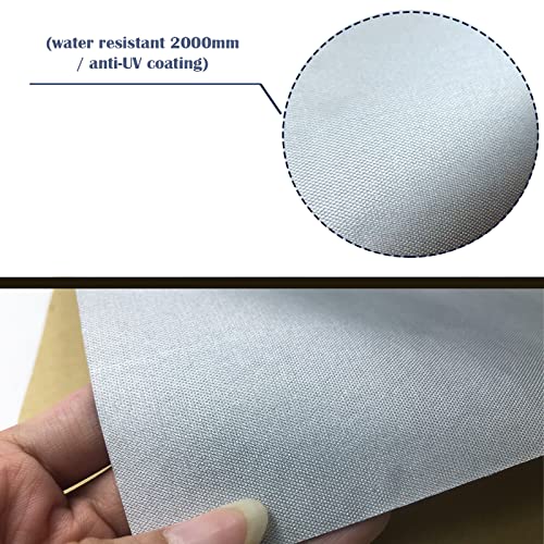 Collyon RV Cover Patch Kit,Self Adhesive Patchfor Sail Tarp Boat Covers and More(3PCS)