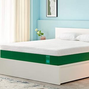 mintgreen Full Size Mattress 8 Inch Ge Memory Foam Mattress in a Box, Premium Bed Mattress with Breathable Soft Cover - Medium Firm Feel-Ventilated Design & CertiPUR-US Certified Foam Full Mattress