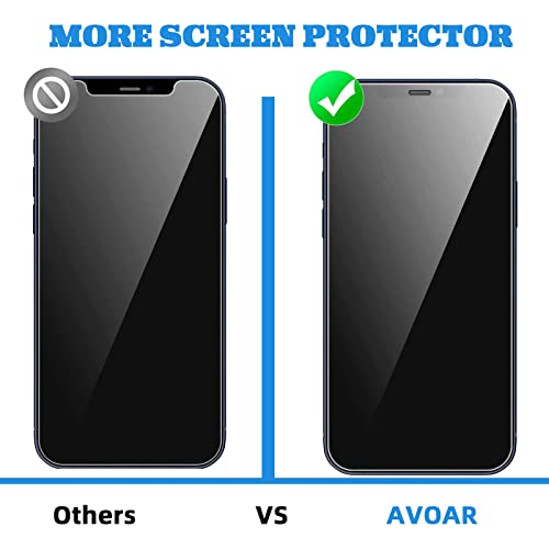 AVOAR 3 Pack Screen Protector for iPhone 11 / iPhone XR, for iPhone 11 Screen Protector, 6.1 Inch HD Clear Tempered Glass Full Screen Case Friendly, Anti-Scratch, Bubble Free, Case-friendly