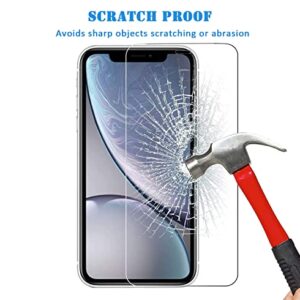 AVOAR 3 Pack Screen Protector for iPhone 11 / iPhone XR, for iPhone 11 Screen Protector, 6.1 Inch HD Clear Tempered Glass Full Screen Case Friendly, Anti-Scratch, Bubble Free, Case-friendly