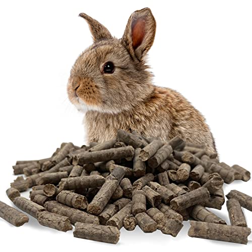 PINVNBY 2.2LBS Small Animals Pellet Litter, Natural Wood Pellets Bedding for Hamster Bunny Rabbit Squirrel Dragon Cat Hedgehog Guinea Pig Flower Mouse