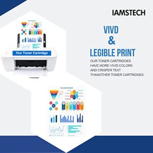 iamstech 414A Toner Cartridge (with Chip) Compatible Replacement for HP 414A 414X W2020A W2020X Color Pro MFP M479fdw M454dw M479fdn M454dn M454 M479 Printer Ink (Black Cyan Magenta Yellow 4 Pack)