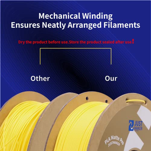 JUSTMAKER PLA Metallic Finish 3D Printer Filament, Metallic Shining Filament Without Paint, Dimensional Accuracy +/-0.03mm, 1.75mm, Upgrade Cardboard Spool,Fit Most FDM Printer, 1 kg, Space Gray