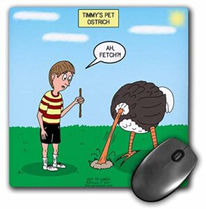 3drose timmys pet ostrich - looks like timmy has another pet fail - mouse pads (mp_358425_1)