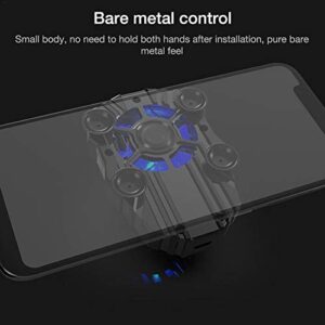 TOTOU Mobile Phone Cooler for Silent Phone Radiator PUBG Controller Handle LED Light Cooling Fan