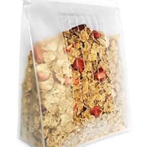 Prepara 1 Gallon Reusable, set of 2 Food Storage Bags, clear