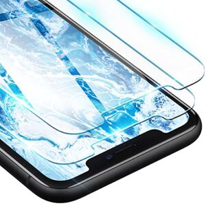 ORIbox Case Compatible with iPhone 11 pro Case & Glass Screen Protector for iPhone 11 Pro,Xs,X (5.8 Inch) Tempered Glass Screen Protector,2-Pack Clear, Model Number: Screen Protector for iPhone 11Pro