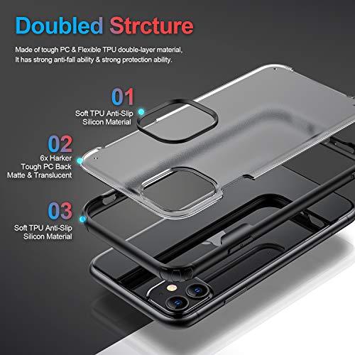 ORIbox Case Compatible with iPhone 11 pro Case & Glass Screen Protector for iPhone 11 Pro,Xs,X (5.8 Inch) Tempered Glass Screen Protector,2-Pack Clear, Model Number: Screen Protector for iPhone 11Pro