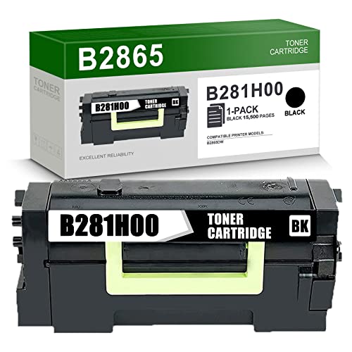 B2865 B281H00 High Yield Toner Cartridge Replacement for Lexmark B2865dw Printer (1 Pack, B281H00 Ink Cartridge)