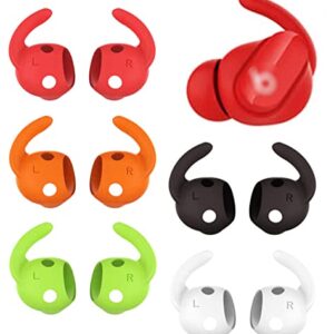 ALXCD Anti Slip Ear Hook Compatible with Beats Studio Buds, 5 Pairs Anti-Slip Anti Lost Earbuds Hook Sport Ear Hooks, Compatible with Beats Studio Buds, 5 Pairs 5 Colors