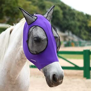 Horse Fly mask, Comfort Horse Fly Masks for Horse,Elasticity Fly Mask with Ears,We Focus On Quality