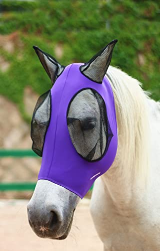 Horse Fly mask, Comfort Horse Fly Masks for Horse,Elasticity Fly Mask with Ears,We Focus On Quality