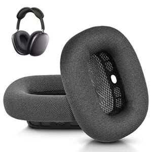 ear cushions for airpods max, comfortable headphones accessories replacement earpads ear cups for apple airpods max headphones - space gray, black
