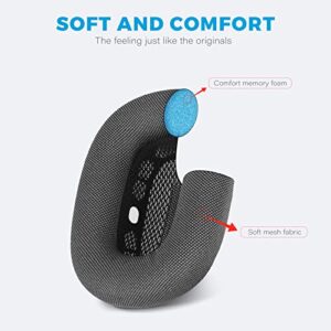 Ear Cushions for Airpods Max, Comfortable Headphones Accessories Replacement Earpads Ear Cups for Apple Airpods Max Headphones - Space Gray, Black