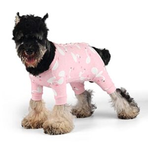 pawcomon dog onesies after surgery recovery suits for small medium large female male neuter dogs pet onesie collars & cones preven anxiety bodysuit anti-licking wounds shirt longs sleeve