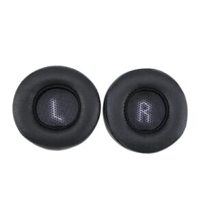 1 pair earpads compatible with e35 e45 e45bt bluetooth wireless headphones replacement protein leather soft ear cushions headset repair parts black