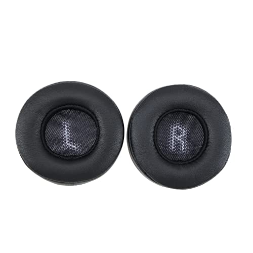 1 Pair Earpads Compatible with E35 E45 E45bt Bluetooth Wireless Headphones Replacement Protein Leather Soft Ear Cushions Headset Repair Parts Black