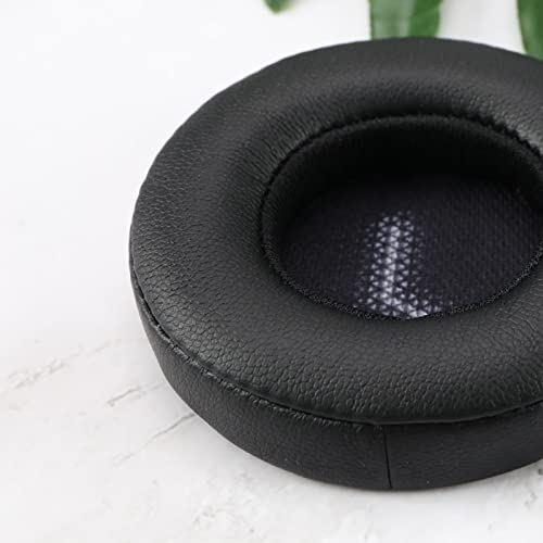 1 Pair Earpads Compatible with E35 E45 E45bt Bluetooth Wireless Headphones Replacement Protein Leather Soft Ear Cushions Headset Repair Parts Black