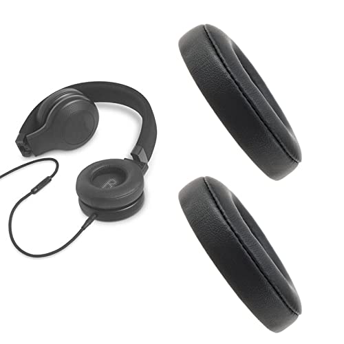 1 Pair Earpads Compatible with E35 E45 E45bt Bluetooth Wireless Headphones Replacement Protein Leather Soft Ear Cushions Headset Repair Parts Black