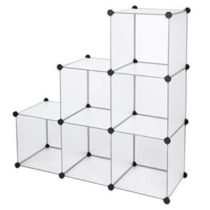 wenyuyu pack 6 cube storage organizer - portable multifunctional diy assembled closet closet cabinet shelf bookshelf shelving