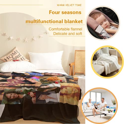 Super Soft Lightweight Flannel Fleece Throw Blanket for All Season Bed Couch Sofa Carpet Home Decor 60"X50"