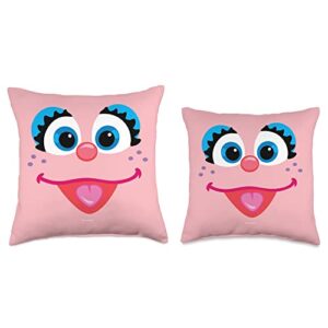 Sesame Street Abby Cadabby Face Throw Pillow, 18x18, Multicolor