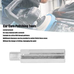 Rotary Polisher Extension Shaft M14 Thread Adapter Angle Grinder Extension Rod Hard Alloy Rotating Machine Extension Connecting Rod for Car Care Polishing(80mm)