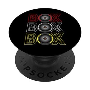 formula racing car box box box radio call to pit crew popsockets swappable popgrip