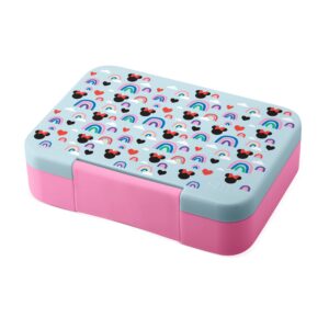 Simple Modern Disney Bento Lunch Box for Kids | BPA Free, Leakproof, Dishwasher Safe | Lunch Container for Girls, Toddlers | Porter Collection | 5 Compartments | Minnie Mouse Rainbow