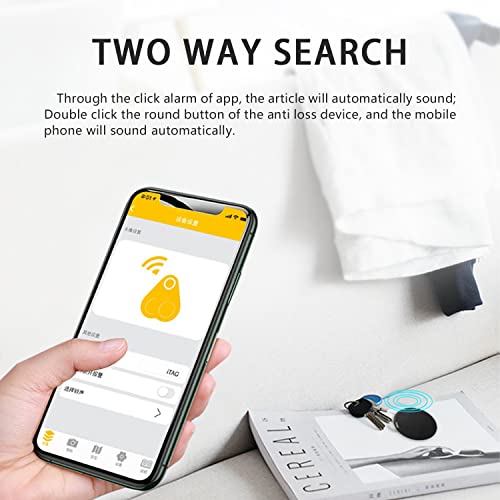 3 Pieces Item Locator Item Anti-Lost Device Bluetooth Locator Keychain Mini Locator Track The Location of Items at Any time