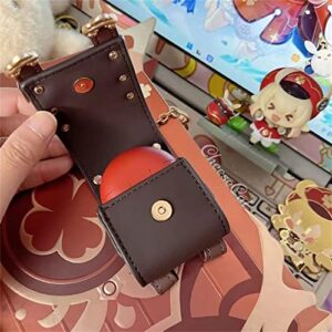 Game Genshin Impact Official Klee Backpack Earphone Case Protective Case for Airpods Pro Redmi Headphone Box