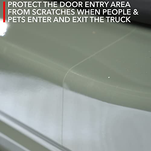 Door Entries PPF for Rivian R1T /8mil/ Custom Fit Anti Scratch Paint Protection Film Cover, Clear Self Healing Shield Guard, Complete with Install Kit