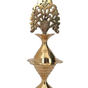 Surmadani Bottle Shape Antique Pot Hand Bottle with Surma Eyeliner Kajal Holder 5 Inch Floral with surma