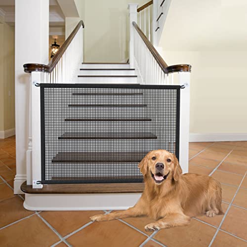 Dog Gates for The House, Magic Pet Gate Dog Gates for Doorways and Stairways, Fit Door Wide 28 to 32 Inches.