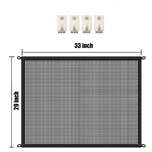 Dog Gates for The House, Magic Pet Gate Dog Gates for Doorways and Stairways, Fit Door Wide 28 to 32 Inches.