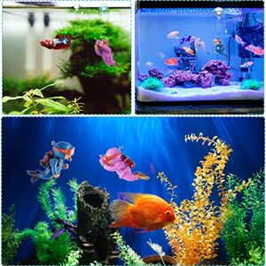 YoohNuse Floating Fish Tank Decorations Betta Fish Toys for Aquarium Decor Accessories Aquarium Diver Decoration for Large Small Fish Ornaments (2 Pack)