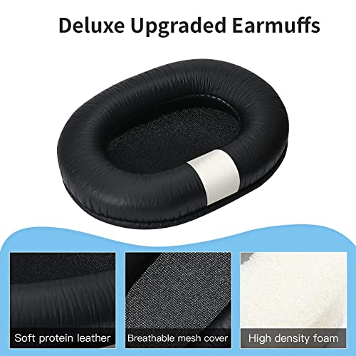 Tamicio Replacement Earpads for Sony MDR-7506 Headphones,Ear Pads Cushions Replacement Compatible with Sony MDR-7506 MDR-V6 MDR-V7 MDR-CD900ST Headphones Ear Pad Ear Cushion Ear Cups Ear Cover(Black)