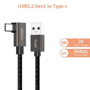 Ureegle VR Cable for Oculus Quest 2 Link Cable 16FT, Oculus Charger Cable VR, Extra Long USB C Charger Cable, High Speed PC Data Transfer for Gaming PC, VR Headset and USB C Charger