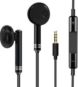 evo6 earbuds,wired ear buds headphones with stereo bass driven sound,earphones fits small ear,comfortable and secure fit,earbuds with microphone and volume control,decent packing,3.5 mm plug,2022