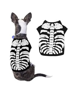 halloween skeleton costumes for pets dogs cats funny pets kitten puppies dress up apparel clothes (skeleton,l)