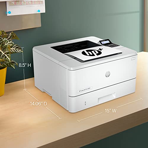 HP LaserJet Pro 4001dwe,Monochrome Wireless Black & White Printer with HP+ Smart Office Features