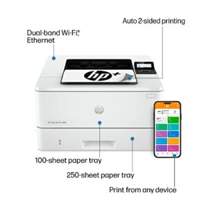 HP LaserJet Pro 4001dwe,Monochrome Wireless Black & White Printer with HP+ Smart Office Features