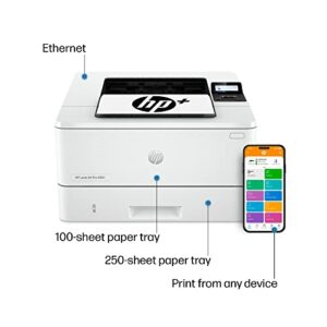 HP LaserJet Pro 4001ne Black & White Printer with HP+ Smart Office Features