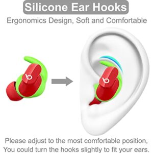 5 Pairs Compatible with Beats Studio Buds Ear Hooks Tips Holder, Anti-Slip Non-Slip Sport Outdoor Replacement Soft Silicone Eartips Wing Gel for Beat Studio Buds - Multicolor