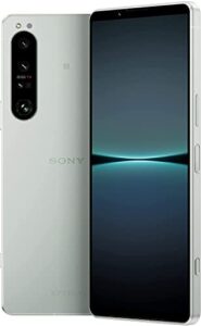 sony xperia 1 iv xq-ct72 5g dual 256gb 12gb ram factory unlocked (gsm only | no cdma - not compatible with verizon/sprint) – white