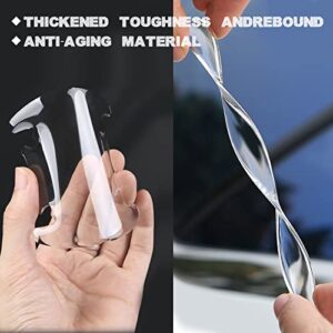 Grafken 8Pcs 3D Transparent car Door Handle Stickers Door Bowl Scratch Protector, Universal Waterproof Anti-Scratch Paint white m Grafken-doorsticker 0