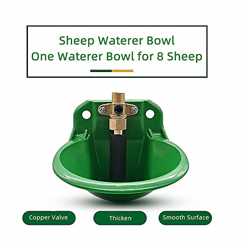 Automatic Sheep Waterer Bowl Sheep Goats Drinking Water Bowl Goat Feeders Plastics Automatic Drinking Trough Livestock Supplies