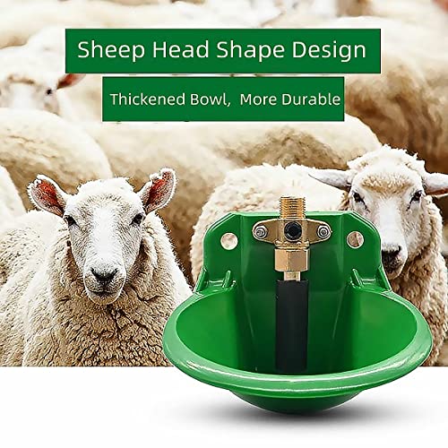 Automatic Sheep Waterer Bowl Sheep Goats Drinking Water Bowl Goat Feeders Plastics Automatic Drinking Trough Livestock Supplies