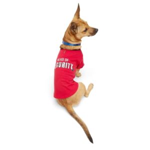 youly head of security dog tee, large